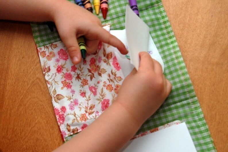 SEWING PATTERN Child's Coloring Wallet PDF Download image 4