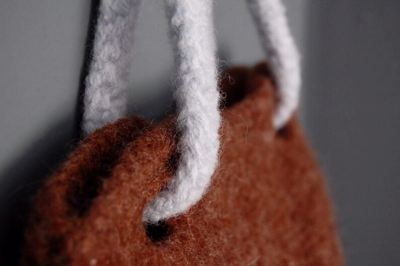 KNITTING PATTERN Loop Felted Wool Bag PDF Download image 4