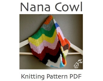 KNITTING PATTERN - Nana Cowl (PDF Download)