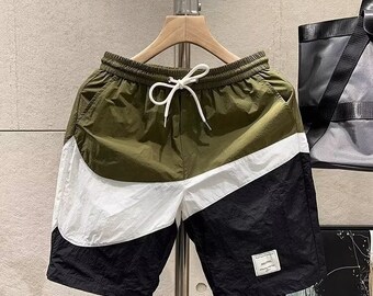 Sommershorts, schnell trocknende Badehose für Herren, Strandshorts