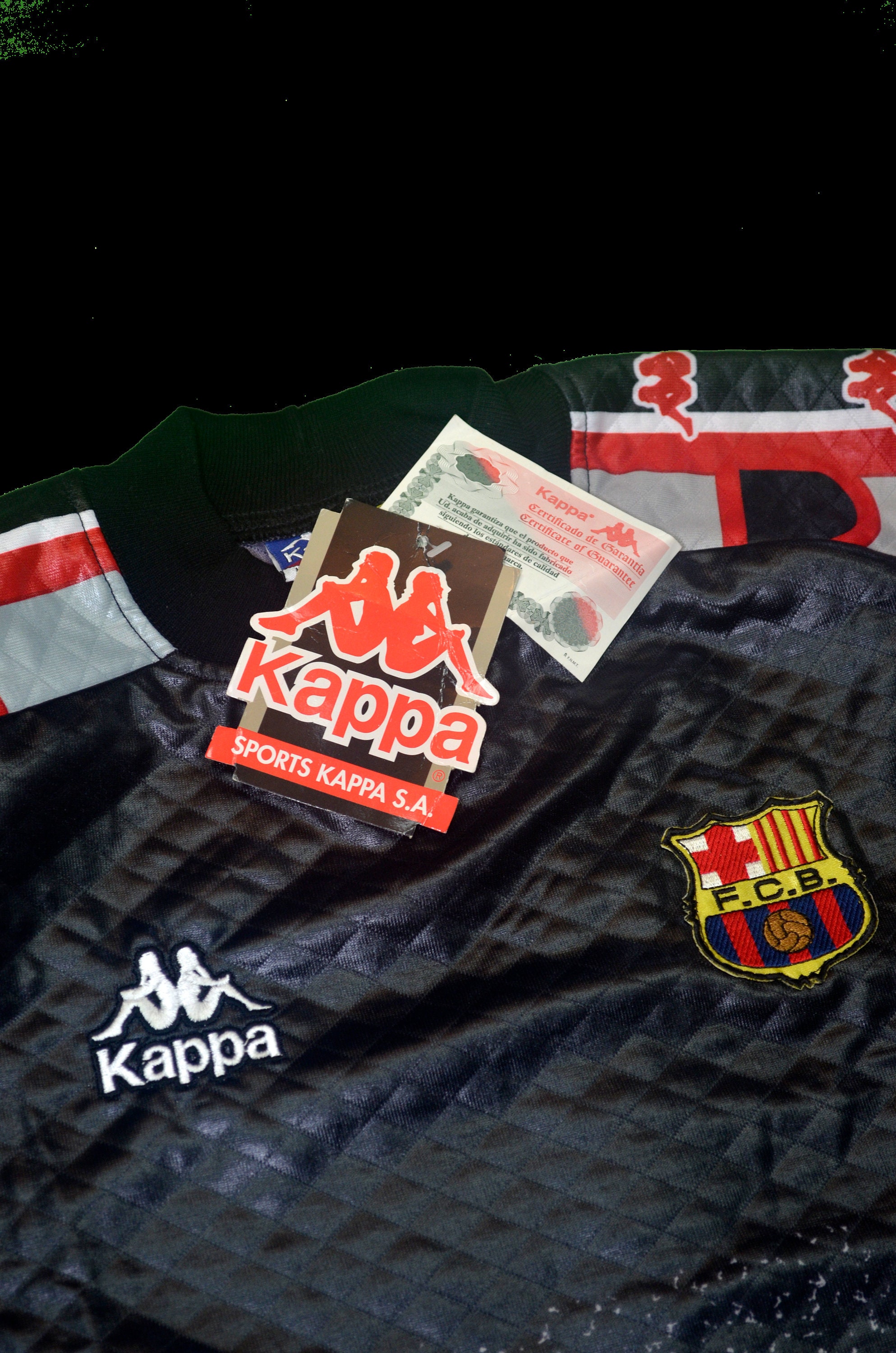 Maillot Vintage Kappa FC Barcelone - Taille XL, époque 1995, Pour Homme
