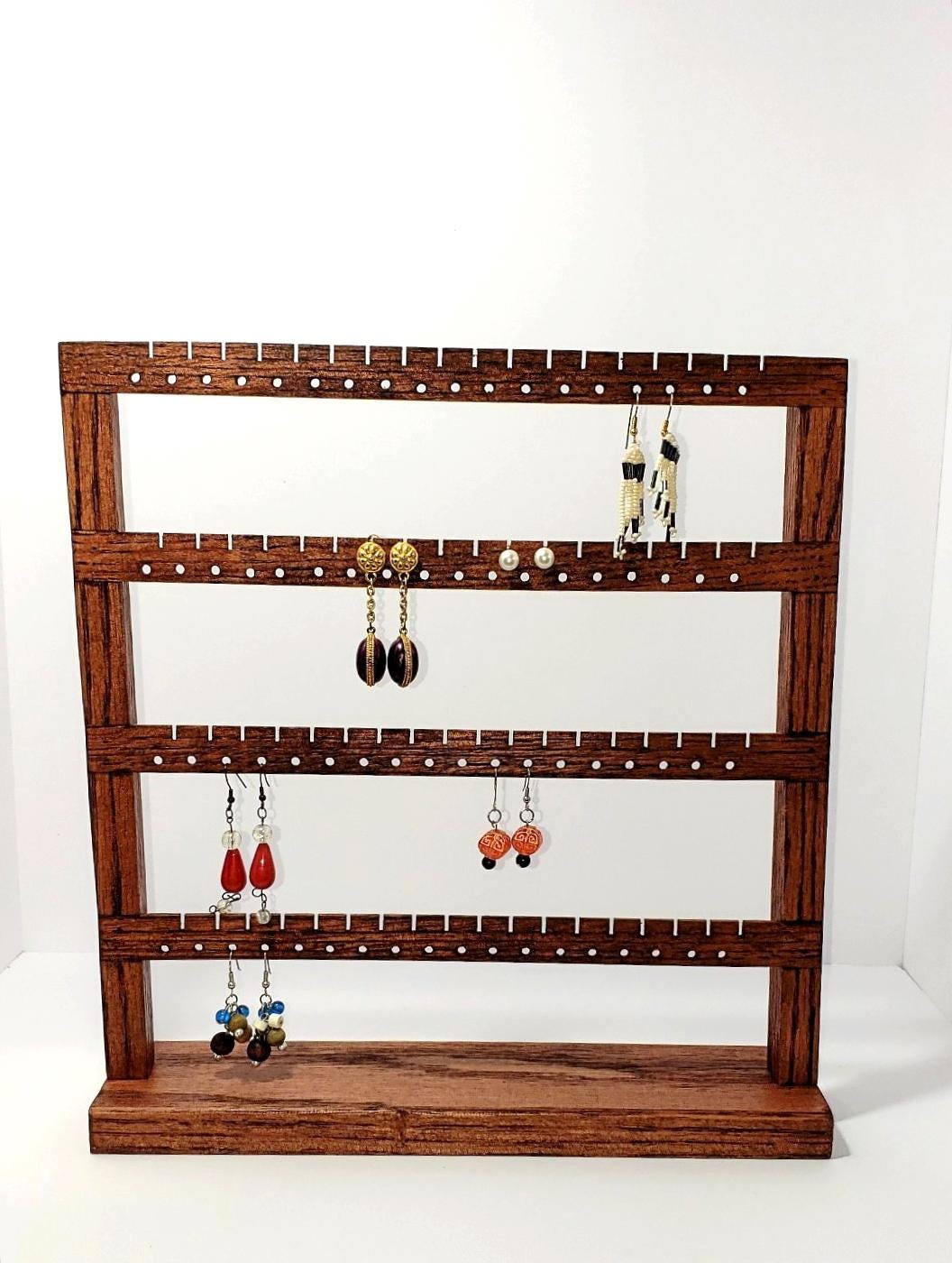 72 Pair Earring Organizer Stand, Earring Holder, Jewelry Holder Stand, Earring Stand, Jewelry Organizer, Free Standing