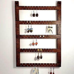 60-Pair Wall Mount Earring Organizer, Earring Holder, Jewelry Holder Stand, Earring Stand, Jewelry Organizer, Earring Holder