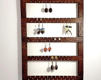 60-Pair Wall Mount Earring Organizer, Earring Holder, Jewelry Holder Stand, Earring Stand, Jewelry Organizer, Earring Holder