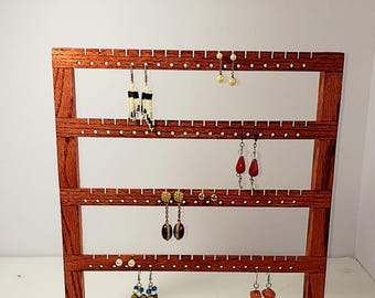 72 Pair Earring Organizer Stand, Earring Holder, Jewelry Holder Stand, Earring Stand, Jewelry Organizer, Free Standing