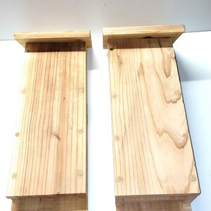 Set Of 2 Double Layer Bat House, Cedar Bat House, Bat Box