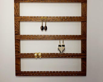 90-Pair Wall Mount Earring Organizer, Earring Holder, Jewelry Holder Stand, Earring Stand, Jewelry Organizer, Earring Holder