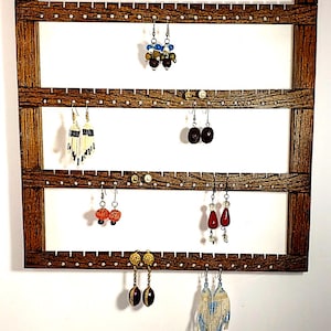 72-Pair Wall Mount Earring Organizer, Earring Holder, Jewelry Holder Stand, Earring Stand, Jewelry Organizer, Earring Holder