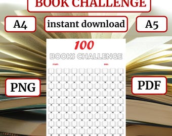Book Reading Tracker - Etsy