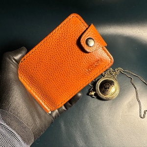 Leather pattern QuickClip Bifold Wallet PDF A4 Pattern [ Instruction + Pattern ]