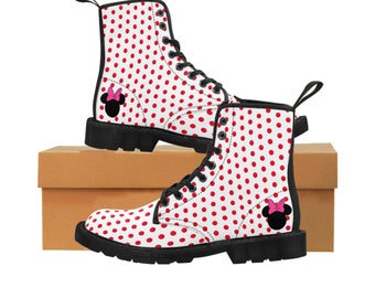 Bottes en toile Minnie Mouse pour femmes