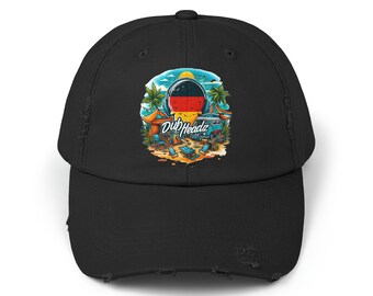 Gorra unisex desgastada.