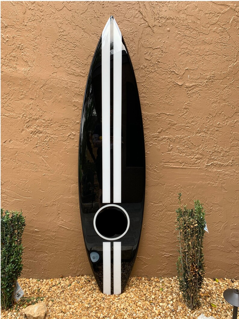 Decorative Wooden Chanel Inspired Surfboard Wall Art / Modern Etsy