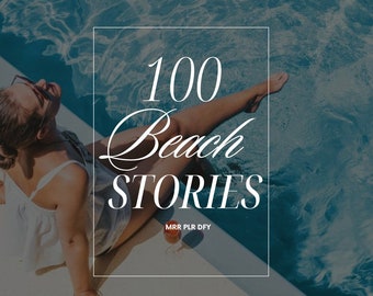 Instagram Beach Posts 100 Vacation Posts, Instagram Grid, Master Resell Rights Private Label Rights MRR PLR DFY