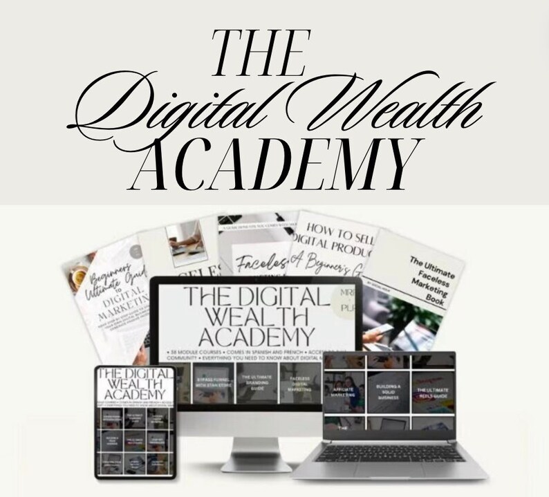 The Digital Wealth Academy Online Digital Marketing Courses Master Resell Rights Private Label Rights Done for You DFY image 1