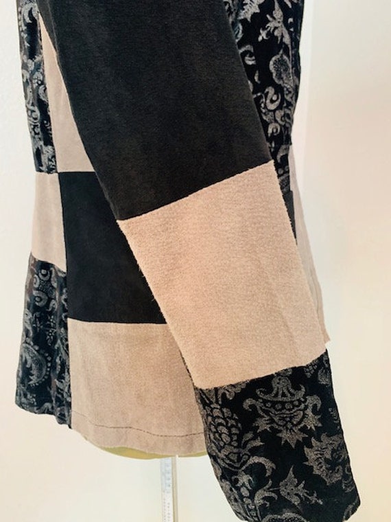 Patchwork Floral Button Blazer, Brendon Thomas Ja… - image 7