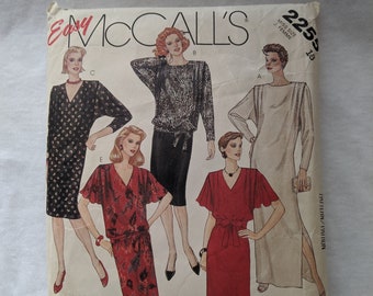 Vintage Sewing Pattern McCall's 2255 Misses Dress, Top, and Skirt with Tie Belt Size 18 bust 40