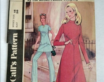 Vintage Sewing Pattern McCalls 2622 for Post Cereals Pattern J Tunic, Dress, and Trousers
