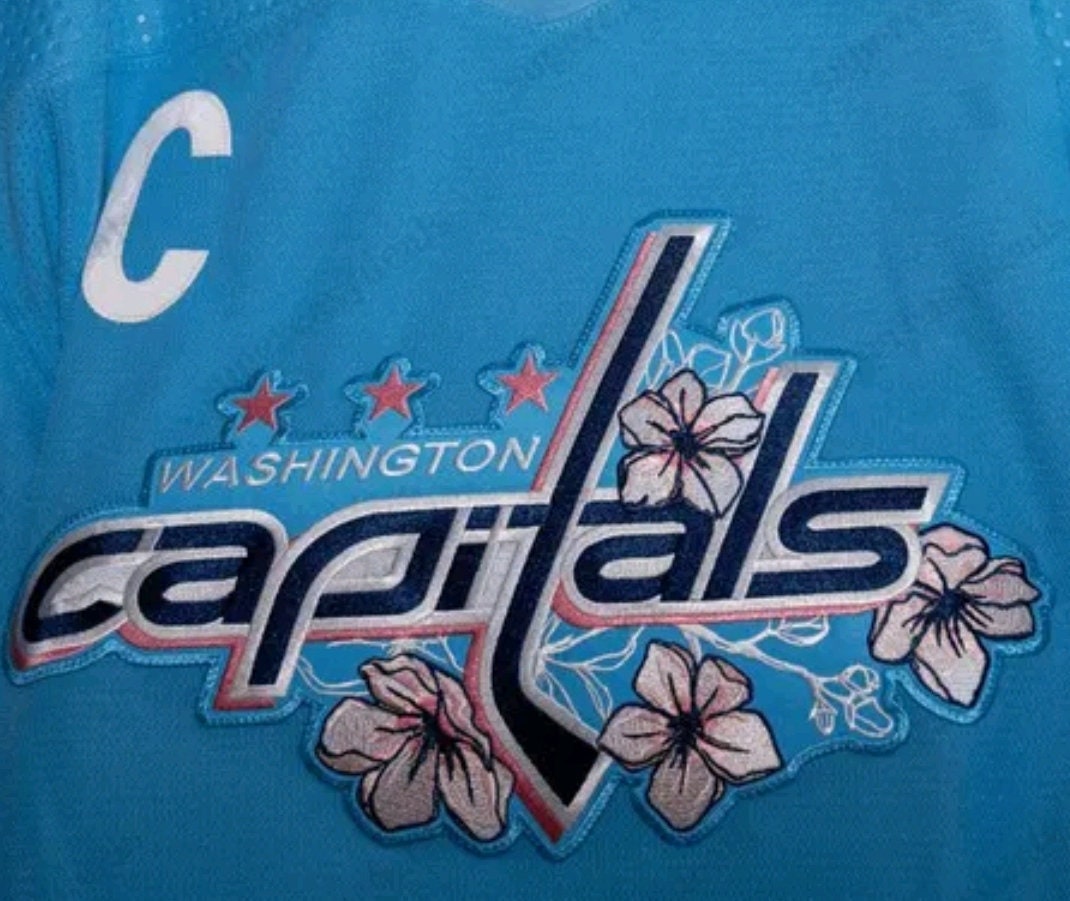 Alex Ovechkin 8 2024 Cherry Blossom Jersey Shohei Ohtani Washington