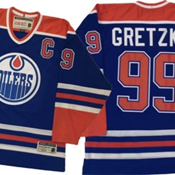 Wayne Gretzky Edmonton Oilers Vintage Throwback Jersey
