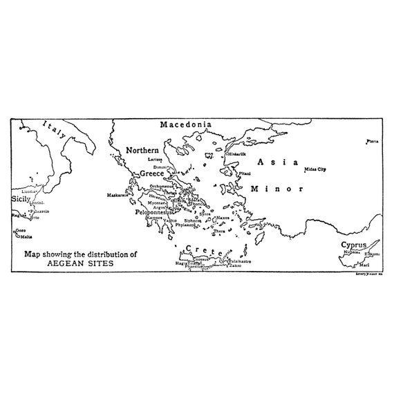 Aegean Sea Instant Download Pre World War I Map 1910 Etsy Aegean Sea Instant Download Pre World War I Map 1910 Etsy