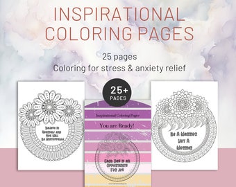 Printable Adult Coloring Book Therapeutic activity adult  coloring Pages for adults coloring for Anxiety Stress Relief, Mindfulness coloring