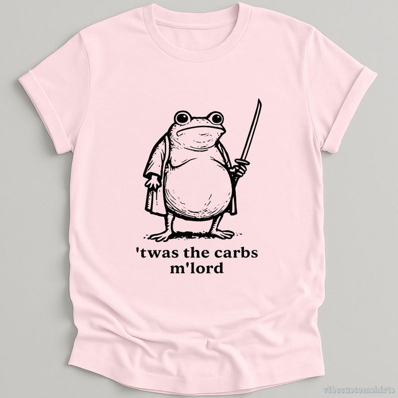 Twas the Carbs MLord Hungry Frog Shirt