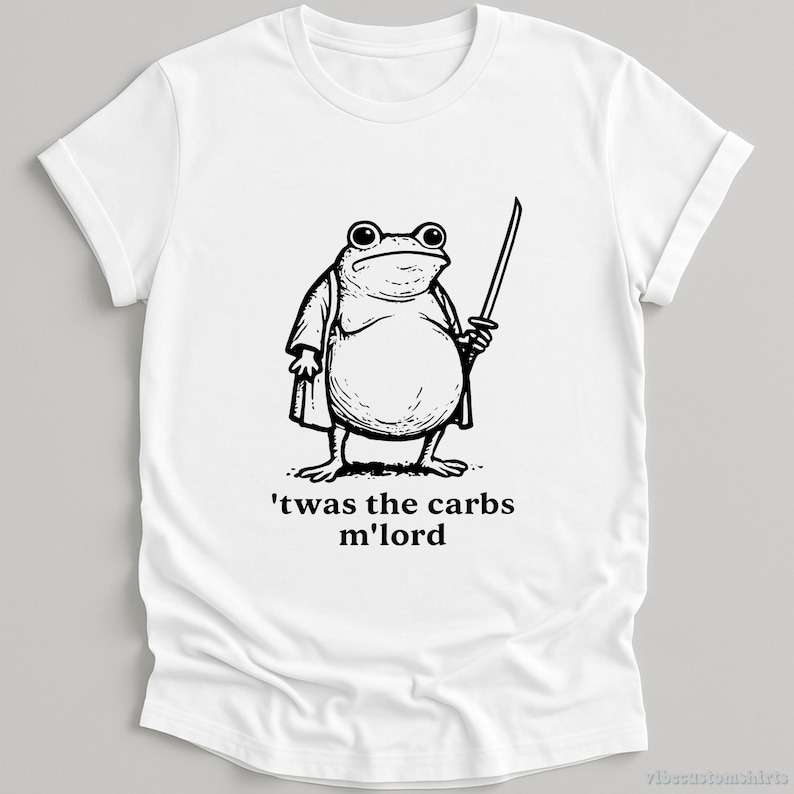 Twas the Carbs MLord Hungry Frog Shirt