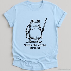 Twas the Carbs MLord Hungry Frog Shirt