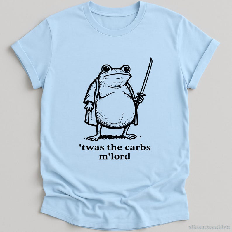 Twas the Carbs MLord Hungry Frog Shirt