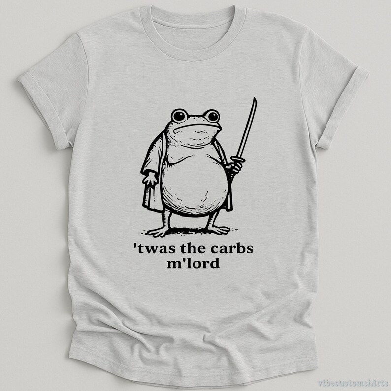 Twas the Carbs MLord Hungry Frog Shirt