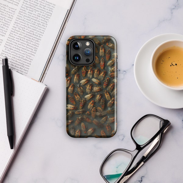 Cicada iPhone Case | Cicadas Brood 2024 Comeback Design - Perfect Gift for Cicada Lovers & Enthusiasts