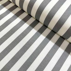 Vertina Modern Striped Tablecloth Waterproof Tablecloth Print Linen Cloth Waterproof Custom Rectangle Grey White Table Cover