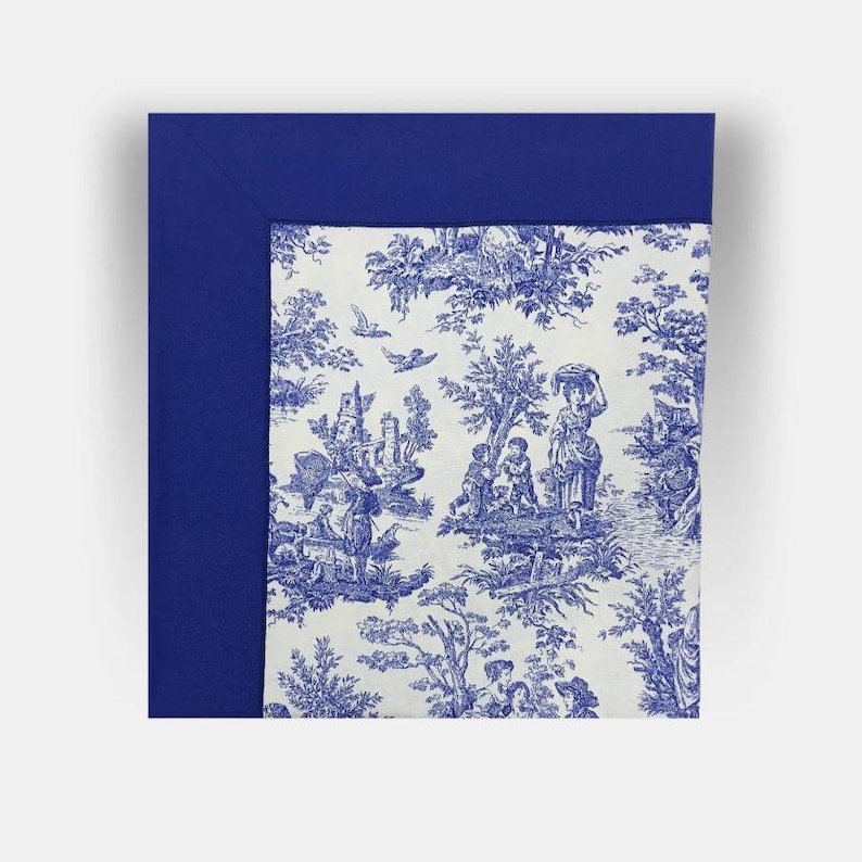 PNR Decor Toile Cotton Tablecloth