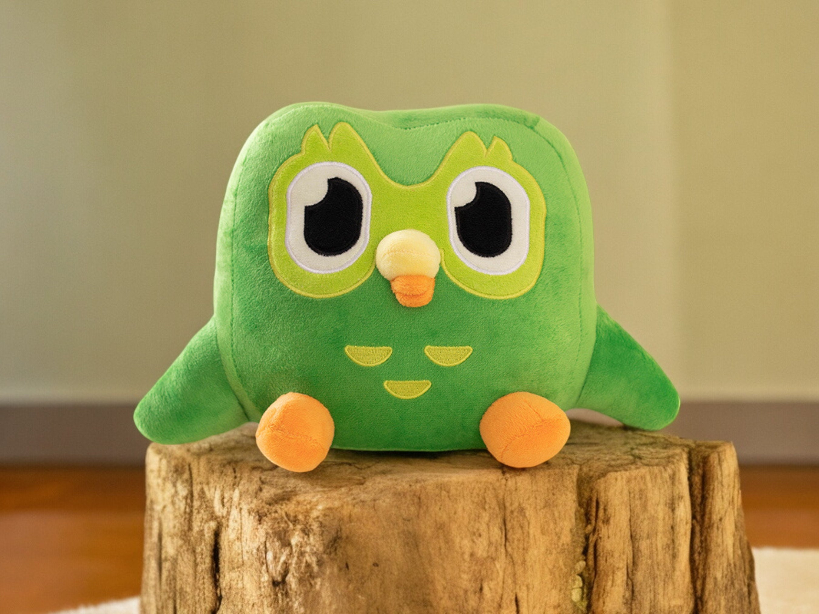 Rice Filled Green Toad Plush 