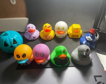 Personalized Halloween Rubber Ducks | Spooky Party Favors