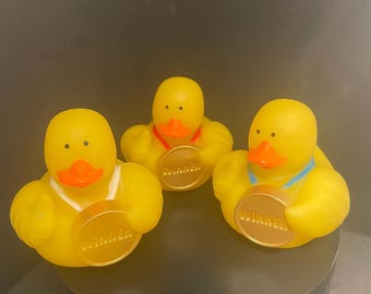 Winner Rubber Duck | Award Medal, Personalized Gift