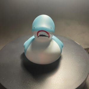 Shark Duck| Shark Rubber Duck| Car Ducking| Personalized Rubber Duck| Summer Duck| Swimming Duck; Jaws; Unique Gift; Personalized Gift