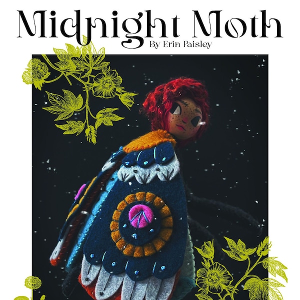 Midnight Moth Wing Pattern ADD-ON no body, Wings and Arms only