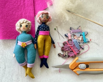 Super Bods Super Pattern, 3 different body types, plus detailed wooden head tutorial with drawing practice sheets.