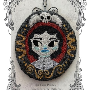 PDF Ghostly Portrait Punch Needle Pattern