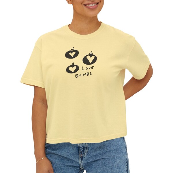 T-shirt carré Love Bomb