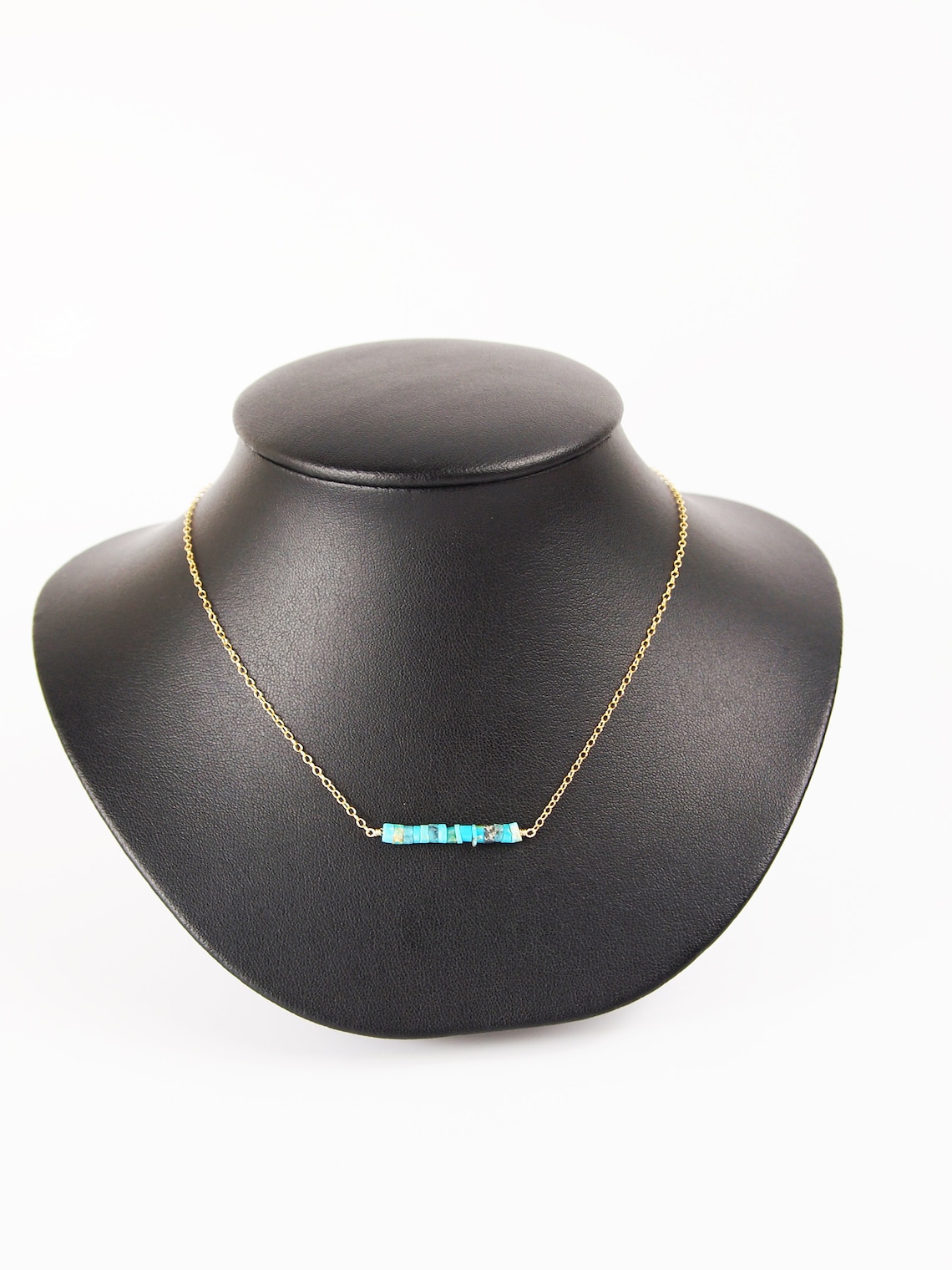 American Beauty Sterling Silver Choice of Length Sleeping Beauty Turquoise Necklace