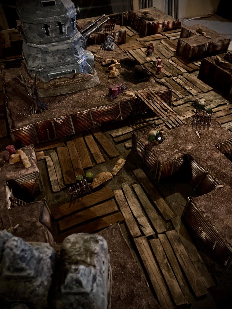 Trench Crusade Compatible Terrain Pro Set, 20 Piece Set for 4x4 Tables ...