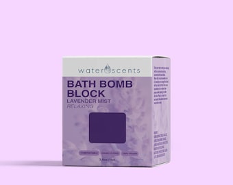 Lavender Mist Bath Bomb Block