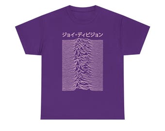 Vintage-inspired Joy Division Unknown Pleasures Japan Tour Unisex