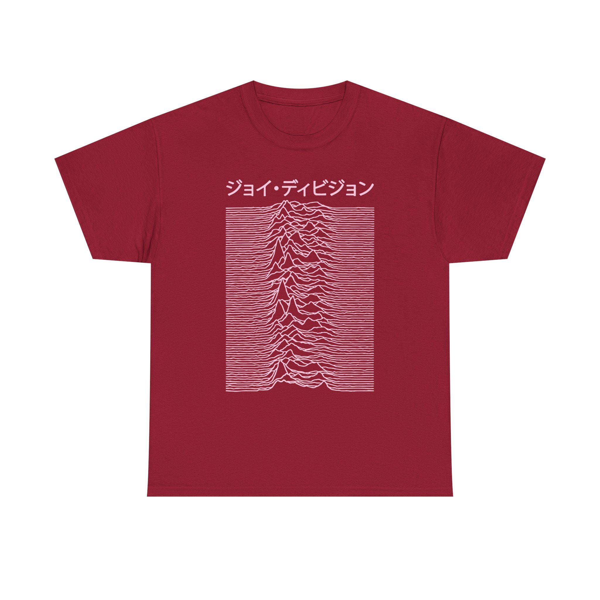 Vintage-inspired Joy Division Unknown Pleasures Japan Tour Unisex