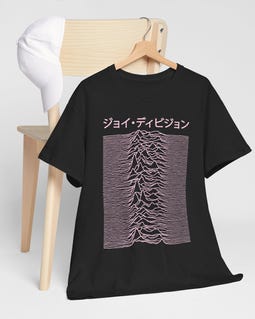 Vintage-inspired Joy Division Unknown Pleasures Japan Tour Unisex