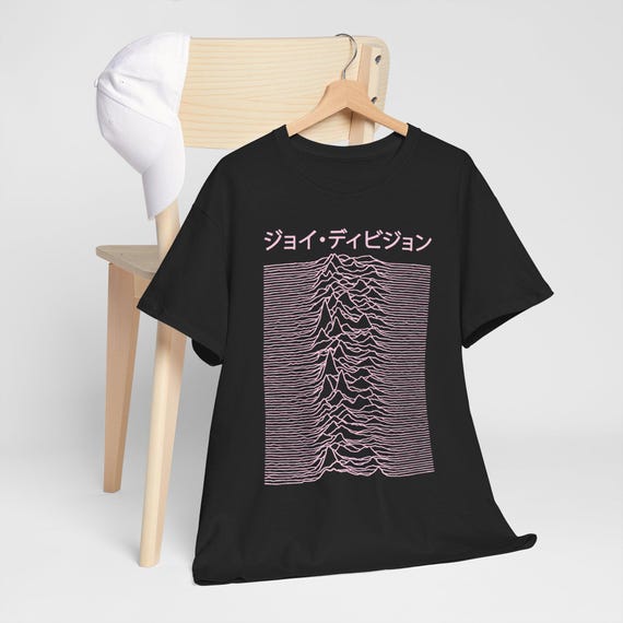 Vintage-inspired Joy Division Unknown Pleasures Japan Tour Unisex