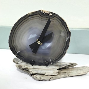 Agate Table Clock